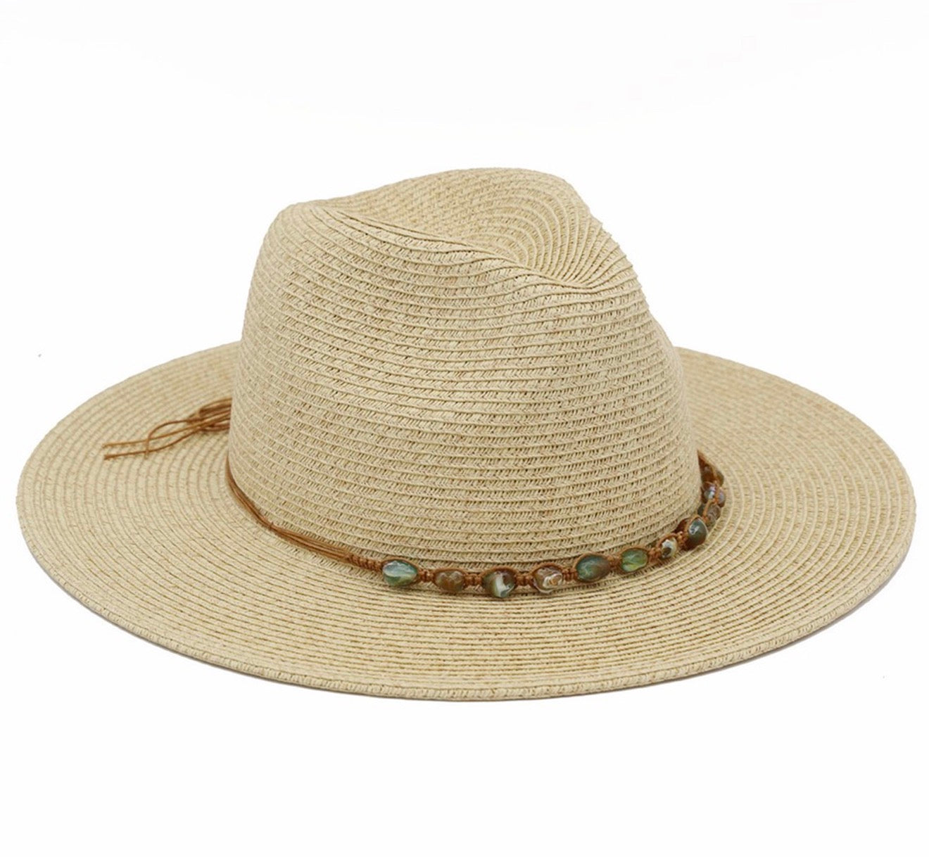 Turquoise Stone Summer Fedora