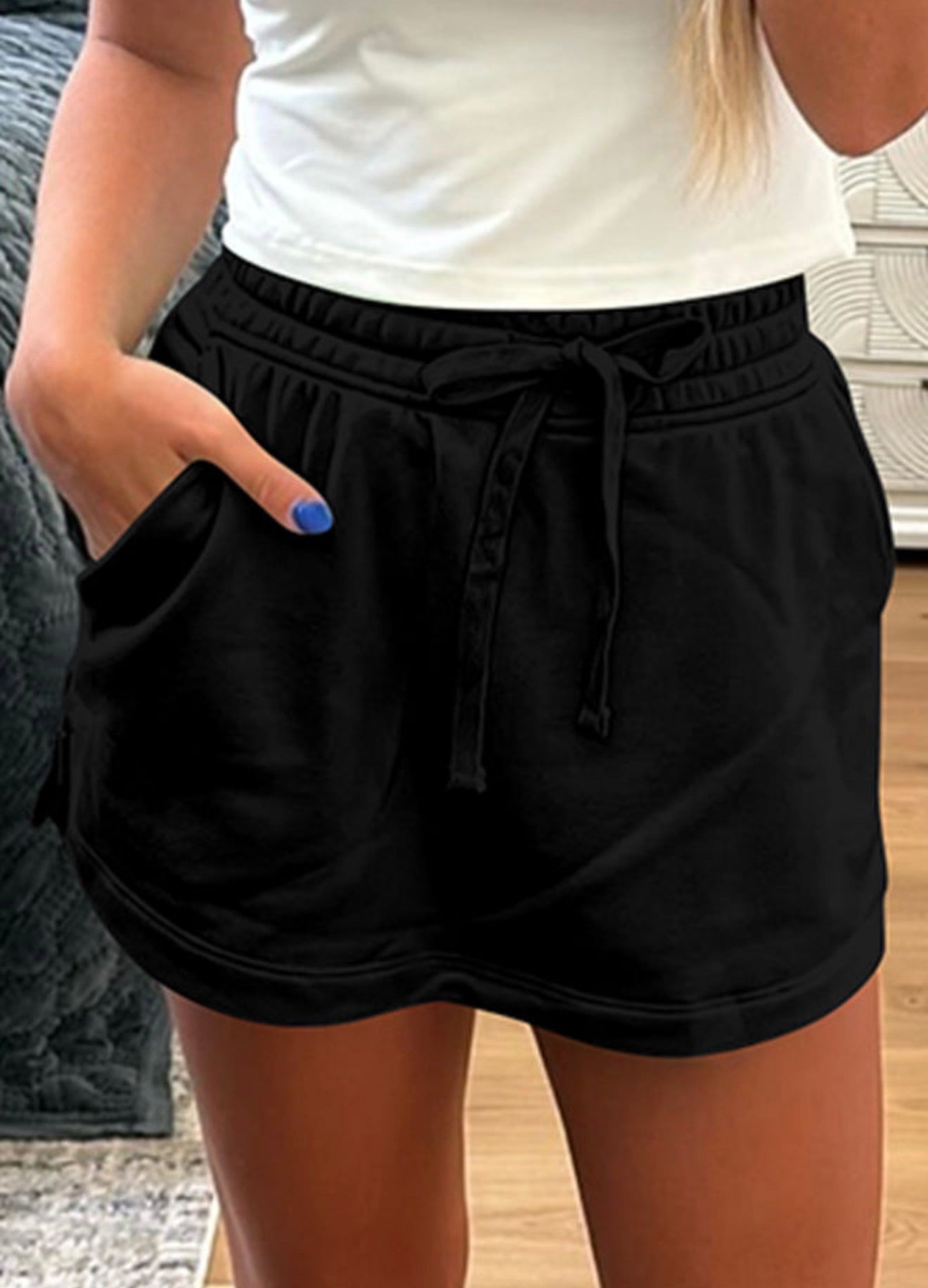 Black French Terry Skort 🖤