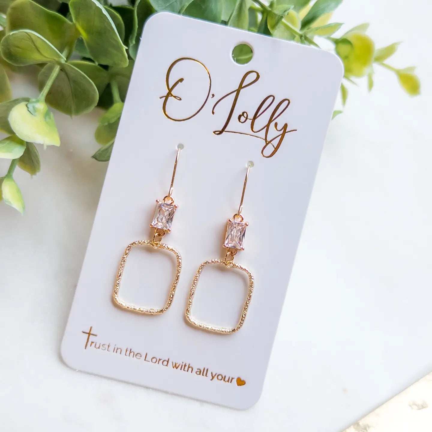 Clear Glass Dangle